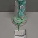 IvyWind Electric Travel Baby Bottle Brush Set with Storage Box, Automatic Bottle Cleaner Brush Kit with Silicone Bottle/Nipple/Straw Brush, Milk Frother Electric and Drainage Rack, Rechargeable, Green