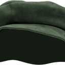 FURPHI Medieval Tudor Flat Cap Faux Suede Beret Hat Renaissance Festival Costume Accessories for Men Women (Green)