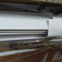 LazBlinds No Tools No Drill 1" Vinyl Mini Blinds, Cordless Blinds for Windows, Light Filtering Horizontal Window Blinds & Shades, 22" W x 64" H, White