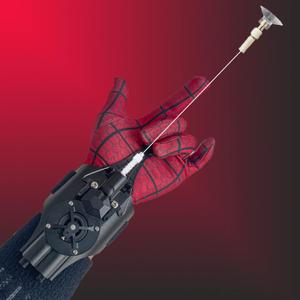 Spider Web Shooter, Real Web Slinger That Actually Shoots for Kids, Cool Toy Things for Superhero Fans (Black)