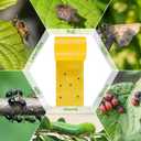 4 Rolls 260ft Lantern Fly Tree Tape Outdoor Adhesive Crawling Insect Trap Yellow Sticky Traps Sticky Barrier Protecting Trees Outdoor Indoor Fruit Tree Lawn Garden Control Aphids Ant Moth