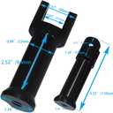 Left and Right Passenger footpeg supports for Harley Softail Models 2018-2025 Deluxe Fat Boy Heritage Sport Glide Softail Slim Street Bob Breakout Low Rider models,Gloss Black