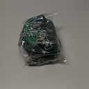 2 x Dual Pouch Wristlet Keychain Wallet Double keychain wallets Mini Pouch Coin Purse Women Coin Detachable Wrist Zip Bag (Green)