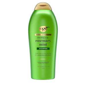 OGX Extra Strength Refreshing Scalp + Rosemary Mint Shampoo, Clarifying Shampoo for Oily Hair Helps Remove Oil & Residue to Clear Away Buildup, Sulfate-Free Surfactants, 25.4 fl. oz