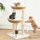 Made4Pets Modern Cat Tree with Scratching Posts for Indoor Cats, 31.6"
