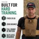 GORUCK Achilles Rucking Weighted Vest for Men, 20Lbs