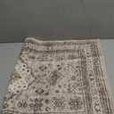 Vintage Living Room Area Rug 2x3 - Large Soft Washable Oriental Traditional Distressed Farmhouse Rugs for Bedroom - Indoor Floor Accent Carpet for Home Office House Decor - Beige