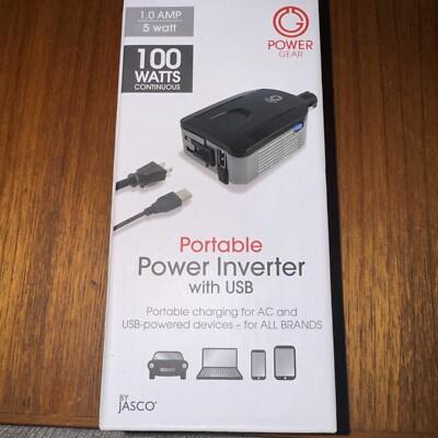 Power Gear portable Power Inverter W USB 100 Watts. New In Box