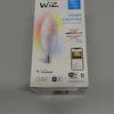 WiZ 40W B12 Color LED Smart Candle-Shaped Bulb - Pack of 1 - E26- Indoor - Connects to Your Existing Wi-Fi - Control with Voice or App + Activate with Motion - Matter Compatible