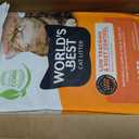 WORLD'S BEST CAT LITTER Low Tracking & Dust Control Multiple Cat Unscented 32-Pounds - Natural Ingredients, Quick Clumping, Flushable & Made in USA - Long-Lasting Odor Control & Easy Scooping