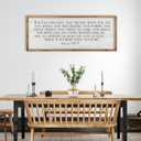 ZZJJHYWGQ For I am Persuaded Bible Verse Wall Decor Art 32"12" Romans 8:38-39 Sign Large Wood Frame Scripture Christian Framed Hanging (Wood)