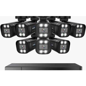 Hiseeu 3K 8ch Wired Security Camera System with Audio,Alarm Spotlight,AI Vehicle/Human Detection,3TB HDD,Home CCTV System,8PCS Security Cameras,5MP Surveillance DVR KIt Outdoor&Indoor,24/7 Record