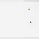 U Brands Farmhouse Magnetic Dry Erase Board White Board, 40" x 30", White Wood Style Frame, Includes 2 Magnets