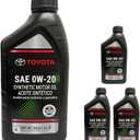 TOYOTA Genuine OEM 00279-0WQTE-01 Oil (4 QUARTS)