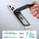 ESR Geo for MagSafe Wallet with Full Find My Functionality, 5 Card Holder, RFID Blocking, Adjustable Stand, Magnetic Wallet for iPhone 17e/17/16/15/14/13/12 Series, Not for 13/12 mini, Black