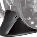 Glossy Black Front Spoiler Chin Fairing Lower Cowl Cover for Harley Sportster Iron XL 883 XL1200, Providing Protection from Wind and Debris