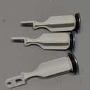 Enhon 2 Hole Pop Up Stoppers, Chrome Bathroom Sink Stopper fits Most Pop Up Drain Design, 4-1/2 Inch Tall, 1-3/8 Inch Cap Diameter, with Gasket Seal, Compatible with PF WaterWorks PF0240 (3 Pack)