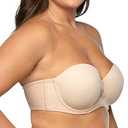 Vanity Fair womens Beauty Back Smoothing Strapless (34b - 44dd) Bra, Rose Beige, 40C US