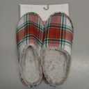 Heart and Heritage Christmas Plaid Slippers Size M 9-10 Mens Plaid Red