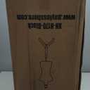 FDW Manikin 60-67Height Adjustable Female Dress Model Display Torso Body Tripod Stand Clothing Forms (Black, 60-67 Inches)