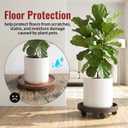 15.5" Plant Caddy with Wheels - Rolling Plant Caddy Total Capacity 352 lbs