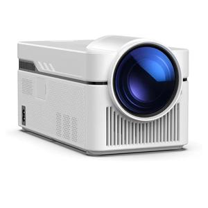 Short Throw Projector with 4k Support, Builtin Android 13, Smart Projector with Wifi and Bluetooth , Electric Focus, 2 x 8W Stereo Speakers for Bedroom and Outdoor Use HY450NTV