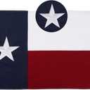 Homissor Texas Flag Cotton Flags 2x3 State of Texas Flags Embroidered Star Heavy Duty Sewn Stripes for Indoor