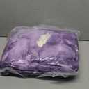 Cozy Bliss Faux Fur Throw Blanket for Couch, Fuzzy Soft Plush Thick Bubble Blanket for Sofa Bedroom Living Room, 60 * 80 Inches Tie-dye Purple