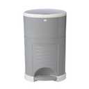 Diaper Dekor Plus Hands-Free Diaper Pail | Largest & Easiest to Use | Just StepDropDone | Doesnt Absorb Odors | Quick Bag Change | Great for Cloth Diapers | 70% Recycled Materials | EKO Gray