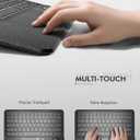 Doohoeek Keyboard Folio w/Status Screen for Samsung Galaxy Tab S11 11 inch 2025, Tab S11 11" Bluetooth Keyboard with Trackpad & Any-Angle Stand & Backlit Key, Tab S11 Keyboard Cover