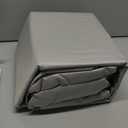 TEXAS LINEN CO. 100% Egyptian Cotton King Sheets Set - Luxury 1500 Series Couture Comfortin' Collection Egyptian Cotton Sheets King Size Bed Set (4 PC, Light Grey), 17" Deep Pocket, Hotel Bedding Set