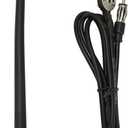 Car Radio Passive Antenna, Soft Rubber Built in Amplifier Flexible Mast FM AM Stereo Antennae for Boat Car RV Motorhome ATV UTV Tractor Motorcycle Yacht