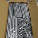 VTRIN Vertical Narrow Shoe Rack Organizer Tall Shoe Rack for Closet Entryway 10 Tier Non-Woven Cover Shoe Shelf Holds 20-22 Pairs Free Standing Shoe Storage Cabinet with Dustproof Cover, Grey