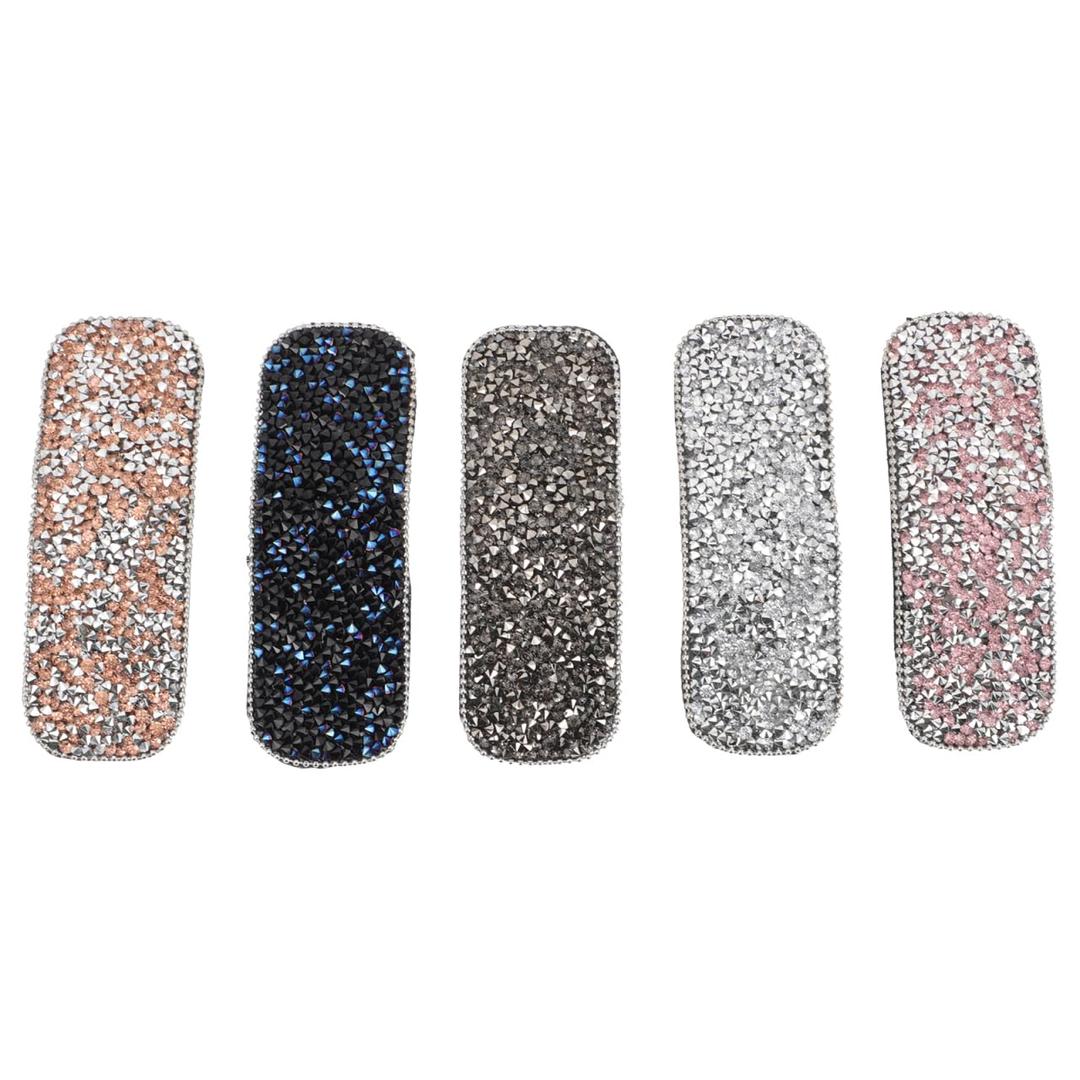 Rhinestone Hair Clips for Women Girls Lightweight Sparkling Austrian Crystal Barrettes Hair Accessories for Weddings Banquets and Everyday Hairstyles