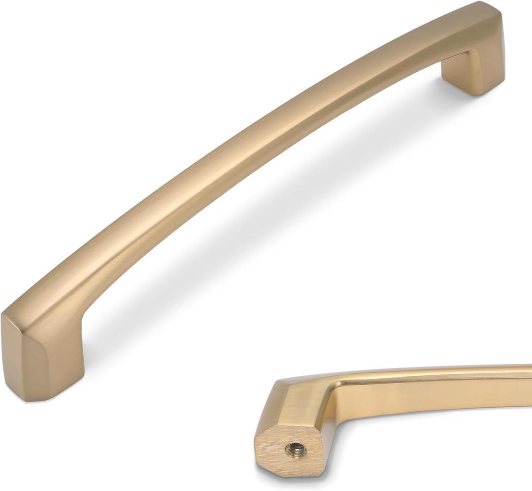 10 Pack 5 inch(128mm) Champagne Bronze Kitchen Cabinet Handles Cabinet Pulls Gold Drawer Pulls Kitchen Cabinet Hardware Handles Dresser Handles
