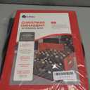 HOLDN STORAGE Christmas Ornament Storage Box with Dividers, Holds 72 Ornaments (3 Inch), Large Ball Storage Container with 3 Removable Trays, Durable and Portable - Red