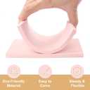 SGHUO 12pcs 4"x6" Pink Rubber Carving Blocks Linoleum Block Stamp Making Kit