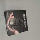 Electric Razor for Men, Foil Shaver and Beard Trimmer for Dry and Wet,Battery LED Display USB-C Fast Charge, IPX7 Waterproof Portable Travel Shaver (Charcoal Black)