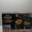 Ninja DZ550 Foodi 10 Quart 6-in-1 DualZone Smart XL Air Fryer with 2 Independent Baskets, Smart Cook Thermometer for Perfect Doneness, Match Cook & Smart Finish to Roast, Dehydrate & More, Grey