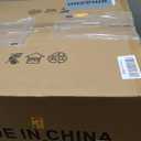 20" Caged Crystal Ceiling Fan with Light, Gold Flush Mount Ceiling Fans with Lights Remote Control, Enclosed with 6 Speeds for Bedroom, Living Room, Nursery