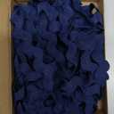 Rick Rack Trim, 10 Yard 10mm / 0.4 Inch Wave Bending Fringe Trimming Ribbon for Sewing/DIY Crafts/Clothes/Decoration, Polyester RIC Rac Trim [Deep Blue]