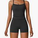 Two Piece Workout Sets For Women Tank Top Matching High Waist Booty Lifting Shorts Gym Yoga Active Wear Outfits Small