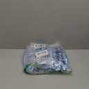 Summer Dresses for Women 2025 Flowy Ruffle 3/4 Sleeve V Neck Tiered Casual Babydoll Boho Beach Mini Dress (X-Large, Blue Tribe)