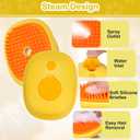 Cat Steam Brush, 3 in 1 Cat and Dog Grooming Brush for Shedding, Pet Hair Cleaning, Silicone Massage, Anti-Static Pet Spray Hair Removal Comb
