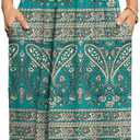 DB MOON Womens 2026 Summer Maxi Dresses Casual Short Sleeve Empire Waist Spring Long Dress with Pockets (S)