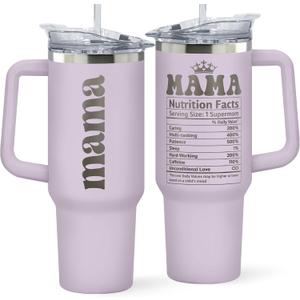 Gifts for Mom from Daughter Son - Mothers Day Gifts for Mom, Mama - Birthday, Mother's Day, Christmas Gift Ideas for Moms - Gift for Moms, Mothers from Kids - 40 Oz Stainless Steel Tumbler