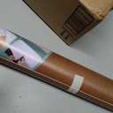 Haimin Wallpaper (24in X 393in) Wood Contact Paper Peel and Stick Self-Adhesive and Removable Wallpaper for Cabinet Wall Furniture Countertop Kitchen Room Wood Grain Wall Paper (Brown (03))