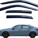 Window Visors Rain Guards Deflectors for Honda Civic Hatchback 2022-2026