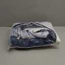 COSVIYA Curtains & Drapes Ombre Navy Blue Curtains 84 inch Long 2 Panels Set, Grommet Room Darkening Light Blocking Insulated Thermal Gradient Window Panels for Bedroom/Living Room,52x84 inches (Navy Blue to Grayish White)