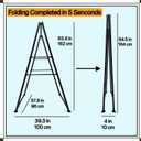 Hammock Chair Stand with X-Large Swing Chair with Footrest，Anti-Tip Thickened Weather-Resistant Iron Pipe Swing Frame, 450Lbs Stand Capacity Quick Assembly for Indoor Outdoor (Dark Grey)